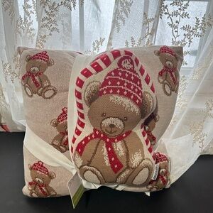 Jingles & Joy Teddy Bear pillow bundle